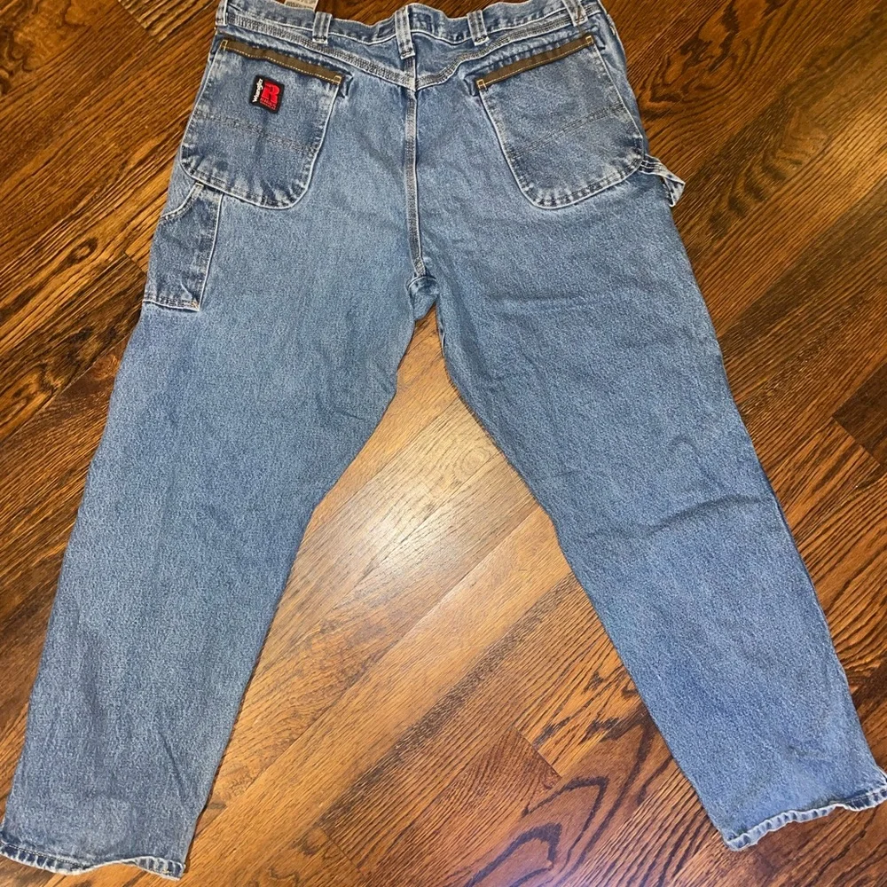 Wrangler Riggs Blue Jeans - Picture 2 of 4